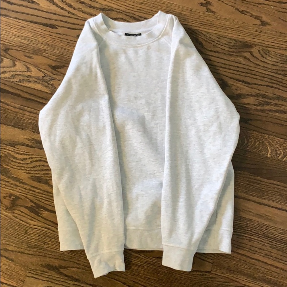 Topshop never before worn gray sweatshirt